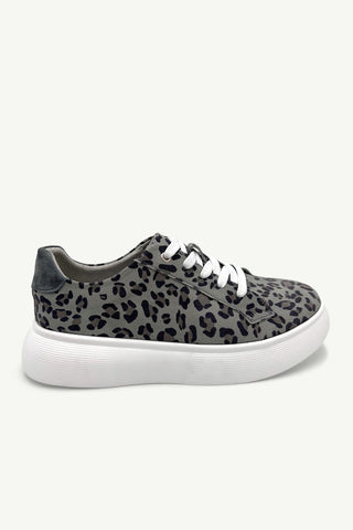 Bayley Dark Grey Leopard