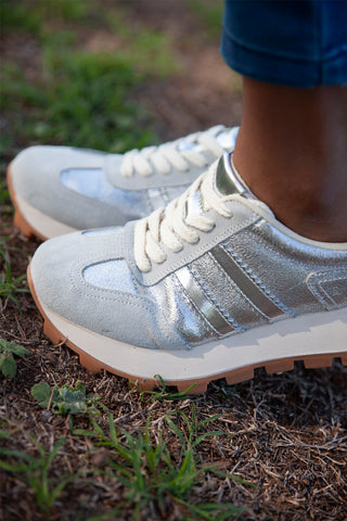 Blaire Metallic Grey + Silver