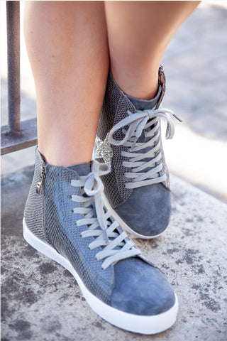 Blayke Grey Snake + Glitter