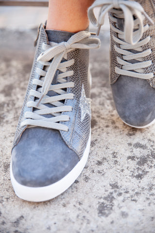 Blayke Grey Snake + Glitter