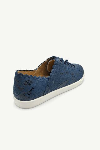 Chloe Navy Snake