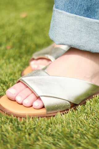 Darcy Metallic Silver