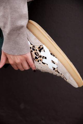 Lumi Leopard, Beige + White