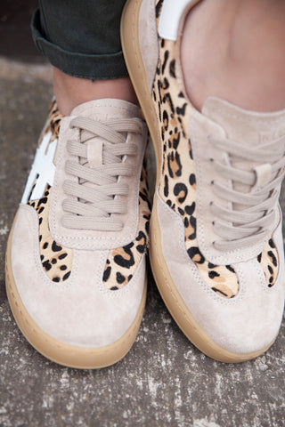 Lumi Leopard, Beige + White