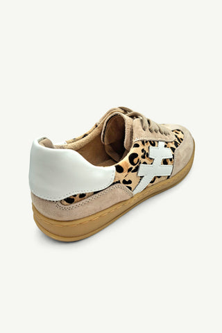 Lumi Leopard, Beige + White