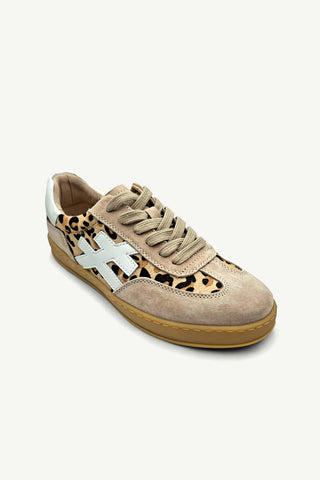 Lumi Leopard, Beige + White