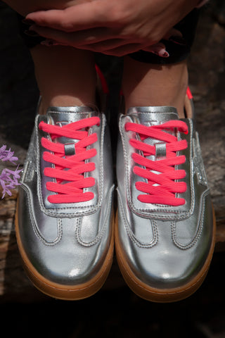 Lumi Silver + Hot Pink