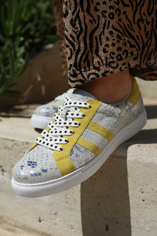 Malibu Silver Snake + Yellow