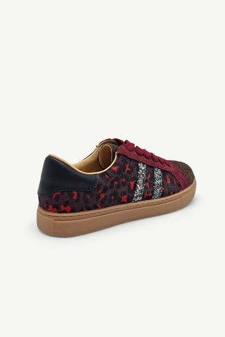 Palmero Burgundy Leopard