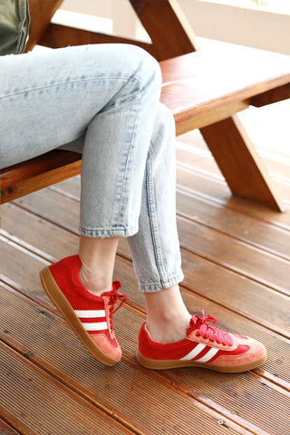 Shiloh Red, Orange + White