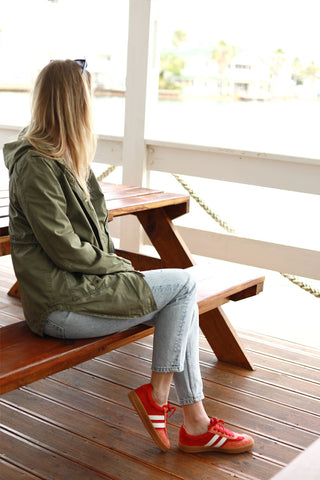 Shiloh Red, Orange + White