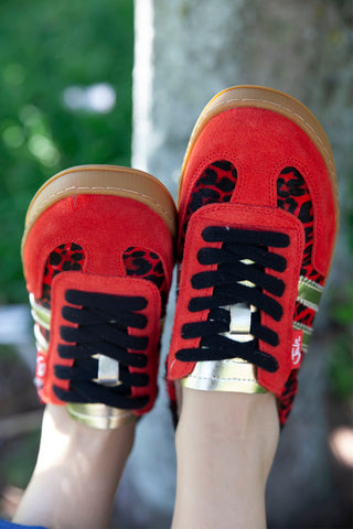 Shiloh Cherry Red + Gold