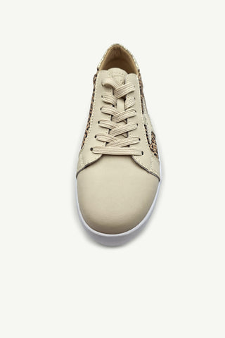 Sydney Leopard Beige + Gold