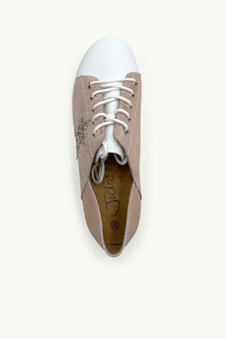 Vicki™ White Toe + Rose Gold Snake