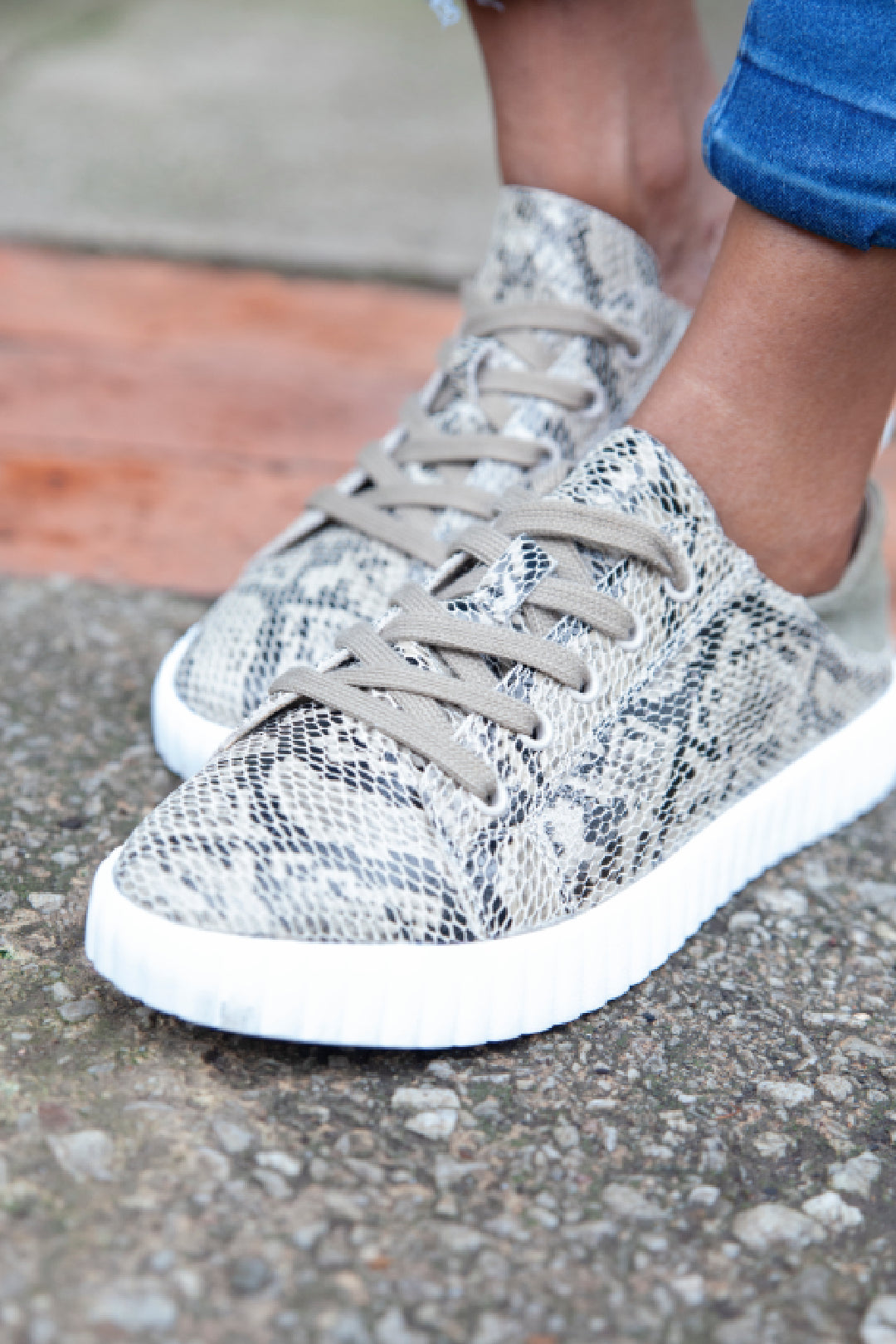 Valentina Beige Snake