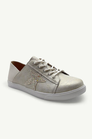 Vicki™ Beige Snake + White