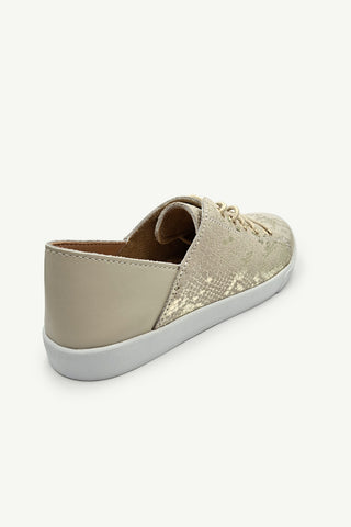 Vicki™ Gold Snake + Beige
