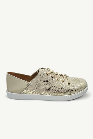 Vicki™ Gold Snake + Beige